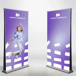 Oboustranný roll up Double exclusive 100x200 cm