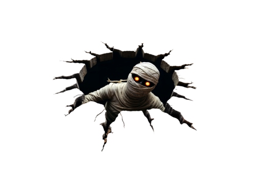 3D samolepky na zeď a na auto — Mumie